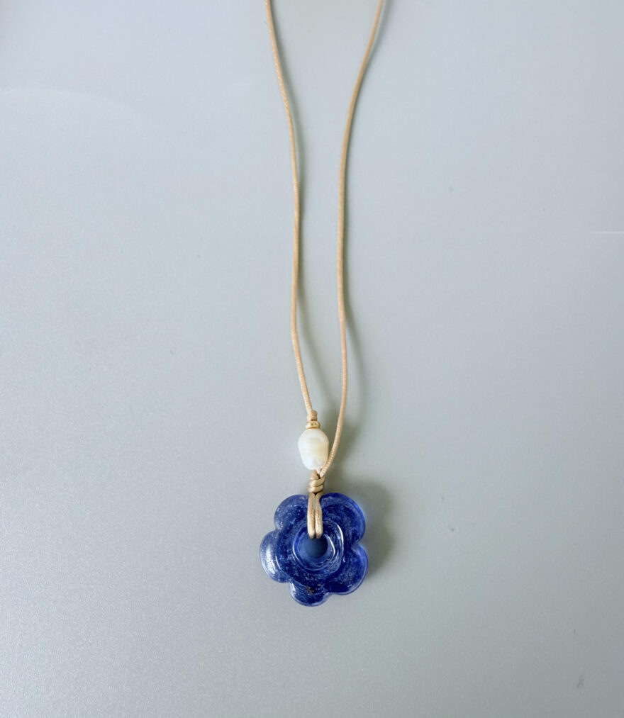 Boho necklace - Blue